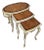 Antique French Florentine Nesting Tables - Set of 3 For Sale