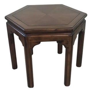 Unique Ethan Allen Octagon Accent Table Two Available For Sale