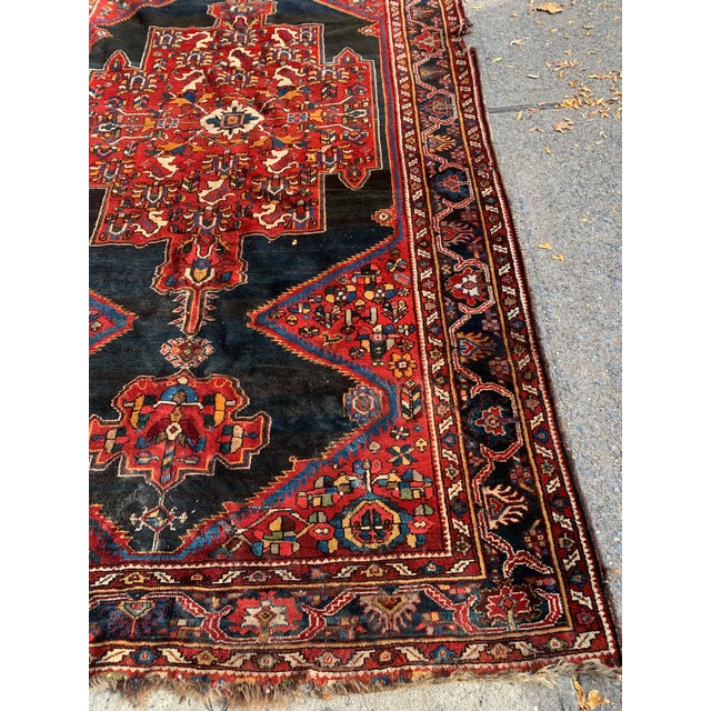 1880s, Handmade Antique Persian Luri Rug 5.8' X 10.7' For Sale - Image 14 of 14
