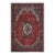 1970s Vintage Persian Handmade Wool 9x13 Red Area Rug For Sale