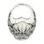 Glass Bohemian Queen's Lace 24% Lead Crystal Bride's Basket, Czech Republic, 9.25" For Sale - Image 7 of 11