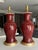 Pair 19th Century Chinese Flambe Oxblood Porcelain Table Lamps For Sale - Image 4 of 18