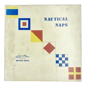 Box Set of 12 Leacock Linen Nautical Naps Cocktail Napkins