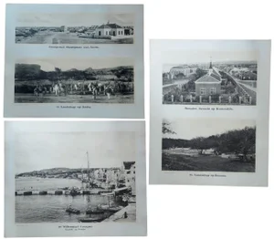 Photographic Plates of Aruba and Bonaire and Curaçao, 1910, Set of 3