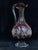 Art Nouveau Bordeaux Red Crystal Decanter, 1910s For Sale - Image 11 of 12
