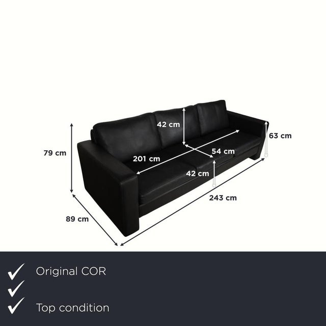 This black COR Conseta is a truly classic design. Designer Friedrich-Wilhelm Möller developed the Conseta design back in...