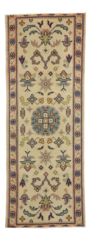 Vintage Turkish Oushak Runner - 04'02 X 11'00