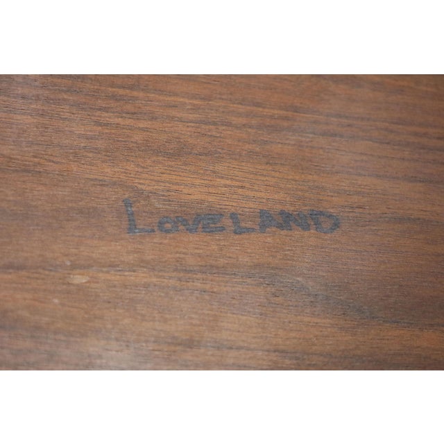 Mira Nakashima Conoid Slab Cocktail Table in Black Walnut and Rosewood, Signed For Sale In Dallas - Image 6 of 14