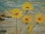 American Flowers on the Beach, Botanical Watercolor Landscape For Sale - Image 3 of 5