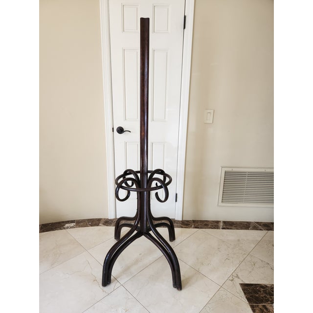 Victorian Antique Bentwood Hat Stand / Coat Rack, Attributed to Michael Thonet (C. 1880-1900) For Sale - Image 3 of 12