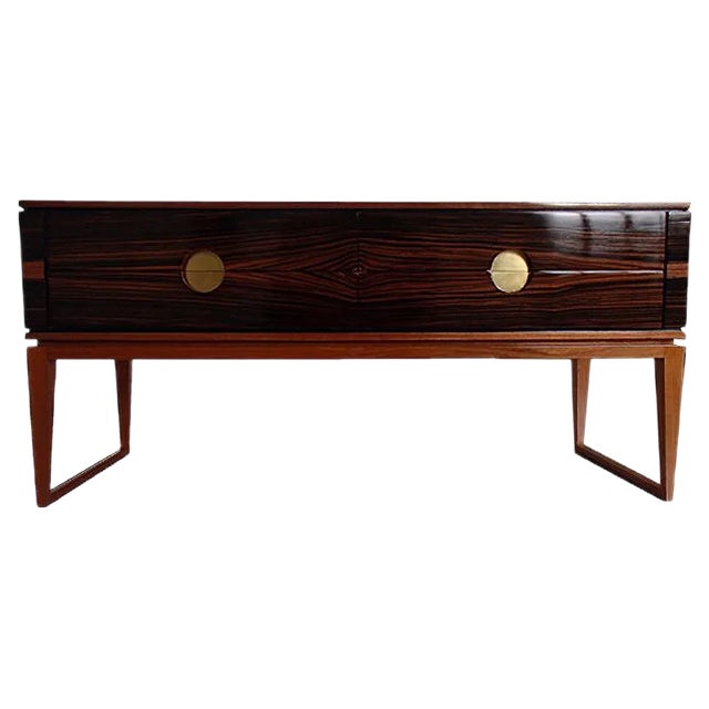 Macassar Sideboard with 4 Drawers, 1960s For Sale