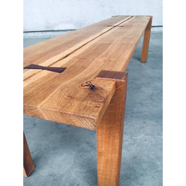 Modern Butterfly Jointed Side Bench, 1990s For Sale - Image 4 of 18