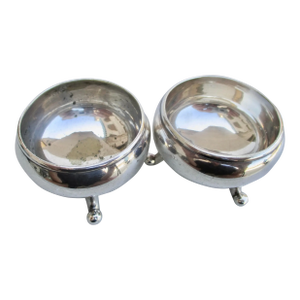 Christofle Silver Plate Saltcellar - A Pair of 2