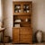 Hooker Furniture Oak Executive Cabinet Hutch With Power Panel, 1990s For Sale - Image 10 of 16