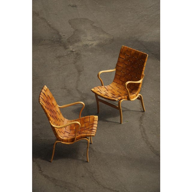 Bruno Mathsson Mid-Century Modern Swedish Model Eva Chairs by Bruno Mathsson, 1960s, Set of 2 For Sale - Image 4 of 18