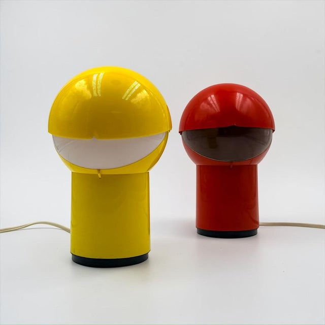 Space Age Sfera Notte Table Lamps from Gagiplast, 1970s, Set of 2 For Sale - Image 15 of 17