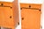 Antique Swedish Satin Birch Bedside Cabinets with Marble Tops, 1890s, Set of 2 For Sale - Image 10 of 11