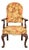 Berkey & Gay Antique Chippendale Carved Walnut Armchair, Circa 1920s For Sale
