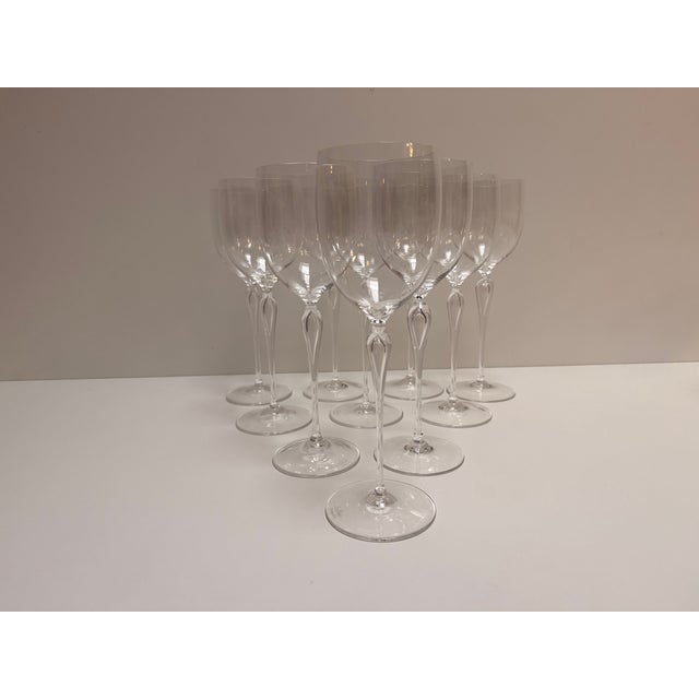 Glass Maitre White Wine Glass Set from Rosenthal, 1990s, Set of 10 For Sale - Image 7 of 11