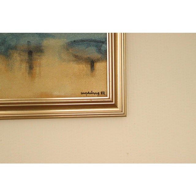 Mats Sandeberg, Trees, 1982, Oil on Panel, Framed For Sale - Image 9 of 17