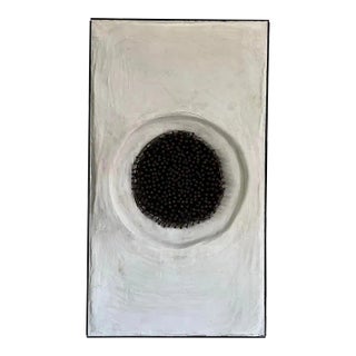 Modern " Convergence of Order and Chaos" Mixed-Media Wall Sculpture For Sale