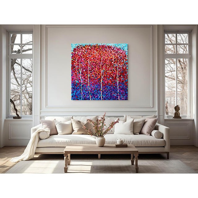 Artist Andrei Sitsko "Autumn Impressions" Modern Original Painting For Sale - Image 10 of 10