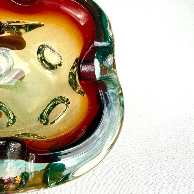Vintage Murano Glass Ashtray, 1970s For Sale - Image 6 of 11