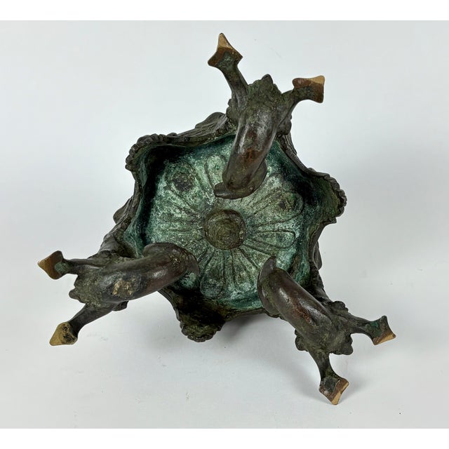 Chocolate Early 17th Century Italian Bronze Workshop of Niccolo Roccatagliata For Sale - Image 8 of 9