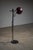 Chrome and Bordeaux Floor Lamp by Enrique Franch for Metalerte, 1970s For Sale - Image 6 of 11