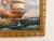 Original Marine Naval Battle Oil Painting Sailing Ships Seascape Framed, Signed For Sale - Image 12 of 12