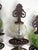 Mid 20th Century Set of Three Cast Iron and Crackle Glass Hose Guards For Sale - Image 5 of 10