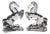Pair of New Martinsville Glass Art Deco Rearing Horse Bookends, 1930s–40s Usa For Sale