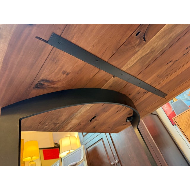 Wood Sobu Designs Leviathan Smoked Acacia Live Edge Dining Table For Sale - Image 7 of 12