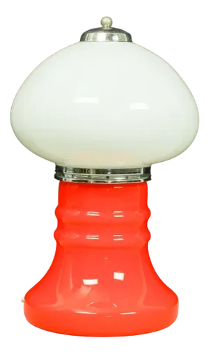 Mid-Century Murano Glass Mushroom Table Lamp, 1970s
