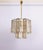 Gold Large Murano Glass Tronchi Chandelier by Venini for Kalmar, Austria, 1960s For Sale - Image 8 of 17