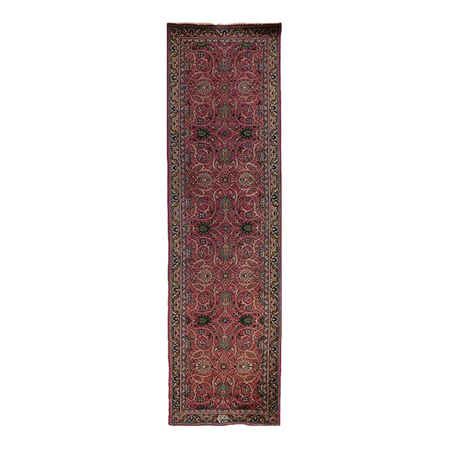 1940s Persian Tabriz Runner Rug 3’0″ X 11’0″ For Sale