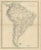 Antique Map of South America with the Falklands and South Georgia, 1858 For Sale - Image 9 of 9
