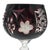 Late 20th Century Ajka Marsala Ruby Overlay Hand-Cut Crystal Hock Wine Goblet, Hungary 8" - Set of 3 For Sale In San Francisco - Image 6 of 10
