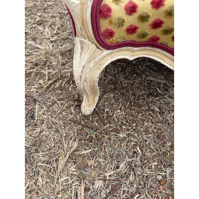 Large 18th Century French Louis XV Bergere or Armchair- A Pair For Sale - Image 4 of 11