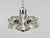 Crystal Glass Flower Pendant attributed to Sische, Germany, 1970s For Sale - Image 13 of 18