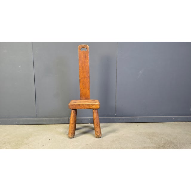 Vintage Brutalist Side Chair, 1960s For Sale - Image 11 of 12