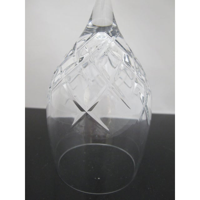 Vera Wang Vera Wang Wedgwood Duchesse Encore 9 1/2" Red Wine Glass Unused in Box For Sale - Image 4 of 8