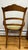 English Vintage Ladder-Back Chair With Rose Detail For Sale - Image 3 of 7