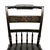 Black Antique Hitchcock Vanity Desk with Chair and Mirror, 1950, Set of 3 For Sale - Image 8 of 11