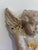 Farmhouse Vintage Chalkware Cherub Angel Wall Plaque With Harp For Sale - Image 3 of 10