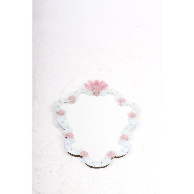 1950s Mid-Century Italian Wall Mirror in Glass, 1950s For Sale - Image 5 of 7