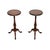 Brown Georgian Wine Tables, 1950s, Set of 2 For Sale - Image 8 of 8
