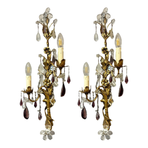 1950s Italian Sconces, a Pair