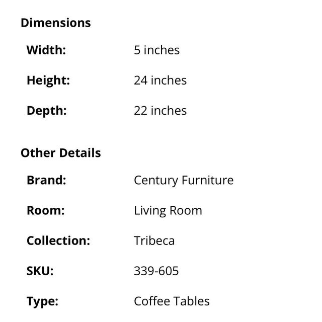 Modern Century Furniture Coffee Table For Sale - Image 3 of 6