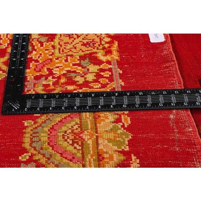 Textile Late 19th Century Turkish Oushak Rug, 08'11 X 11'11 For Sale - Image 7 of 10